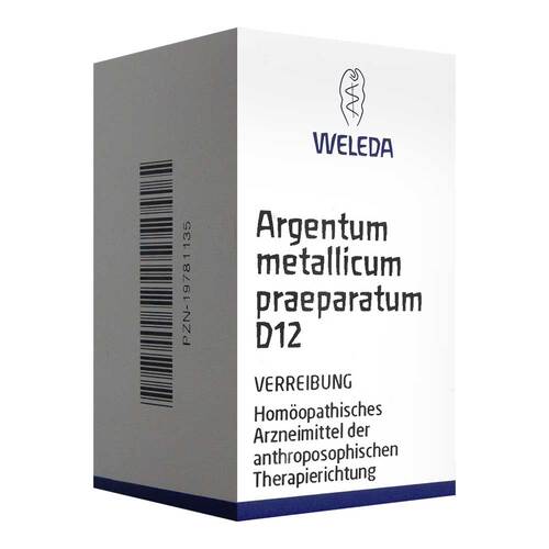 ARGENTUM METALLICUM praeparatum D 12 Trituration - 1