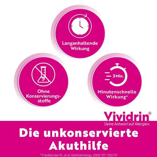 Vividrin Azelastin Mdo 0,5 mg / ml Augentropfen L&ouml;sung  - 3