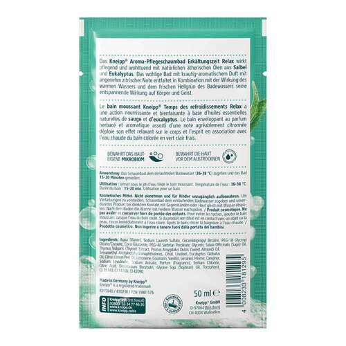 KNEIPP Aroma-Pflegeschaumbad Erk&auml;ltungszeit Relax - 2