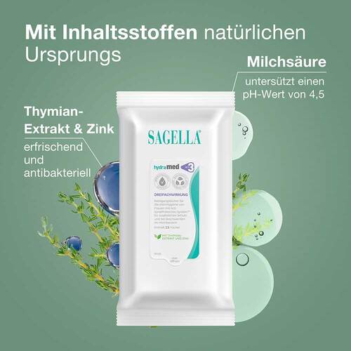 SAGELLA hydramed Reinigungst&uuml;cher - 3