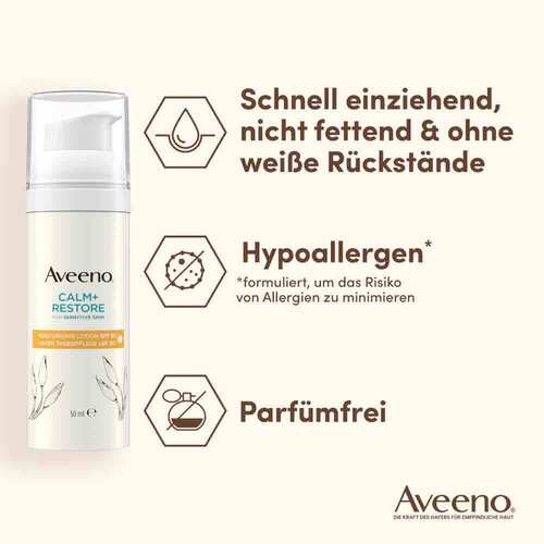 Aveeno Calm + Restore Hafer Tagespflege Cre.LSF 50 - 3
