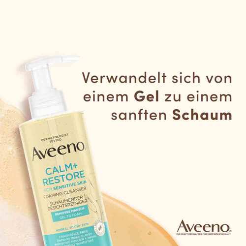 Aveeno Calm + Restore sch&auml;umender Gesichtsreiniger - 5