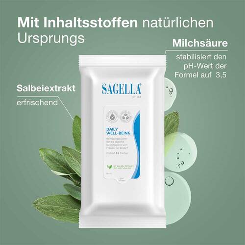 SAGELLA pH 4,5 Daily Well-Being T&uuml;cher - 3