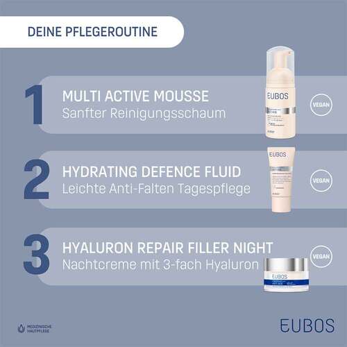 Eubos Geschenkset AA Hydrating Defence Fluid - 5