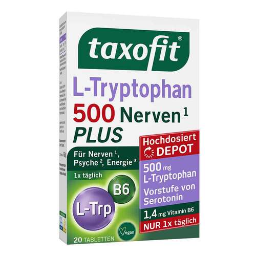 Taxofit L-Tryptophan 500 Tabletten - 1