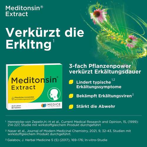 Meditonsin Extract pflanzliche Erk&auml;ltungstabletten - 8