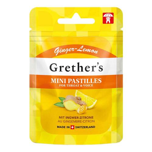 Grethers Ginger Lemon zuckerfrei Past.Mini Beutel - 1