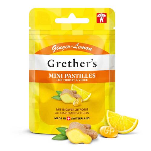 Grethers Ginger Lemon zuckerfrei Past.Mini Beutel - 2