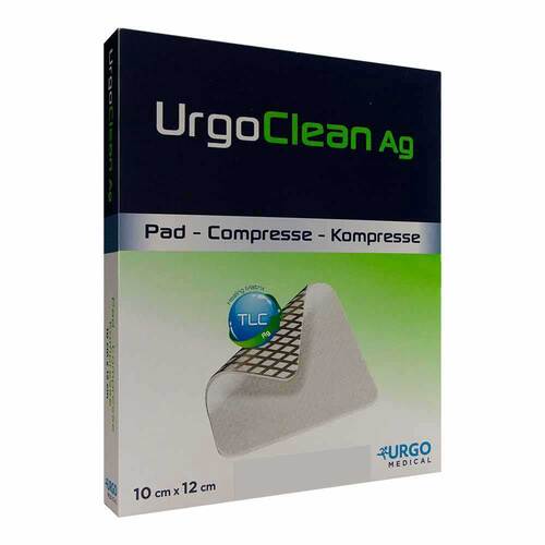 URGOCLEAN Ag Kompressen 10x12 cm steril - 1