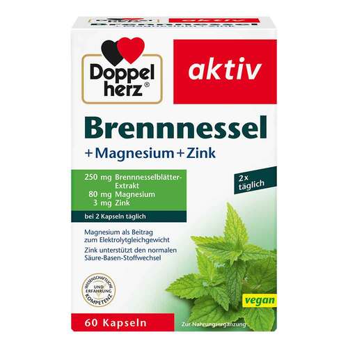 Doppelherz Brennnessel + Magnesium+Zink Kapseln - 1
