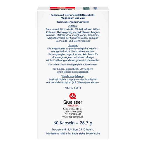 Doppelherz Brennnessel + Magnesium+Zink Kapseln - 3
