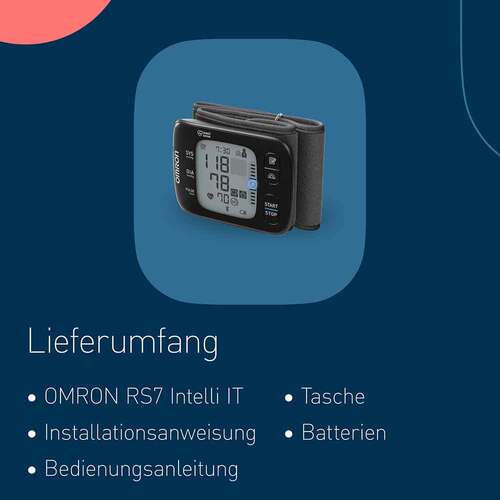 Omron RS7 Intelli IT Handg.Blutd.Messg.HEM-6232T-E - 5