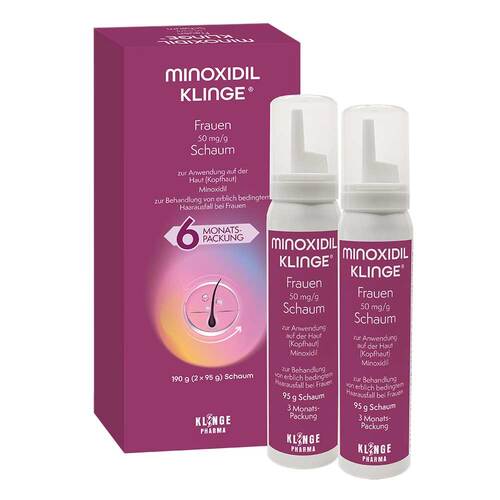 Minoxidil Klinge Frauen 50 mg / g Schaum - 1