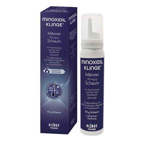 Minoxidil Klinge M&auml;nner 50 mg / g Schaum - 1