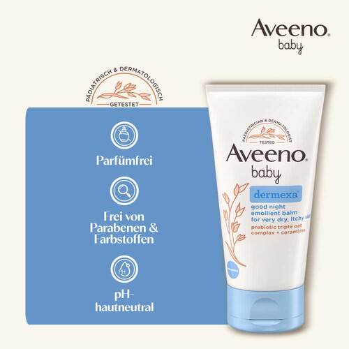 Aveeno baby Dermexa Gute Nacht Emollientien Balsam - 5