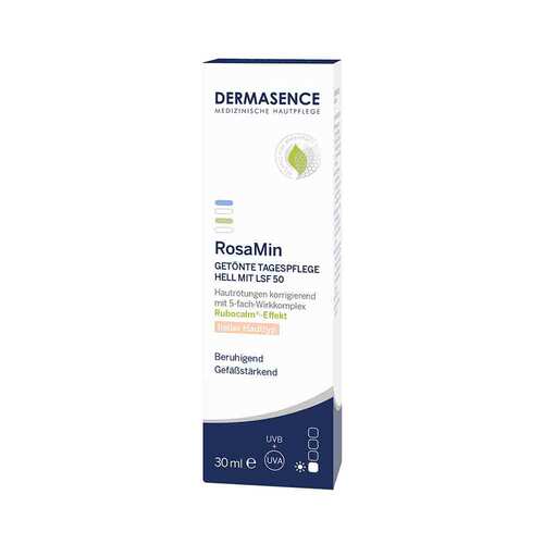 Dermasence Rosamin get&ouml;nte Tagespflaster hell Lsf 50 - 8