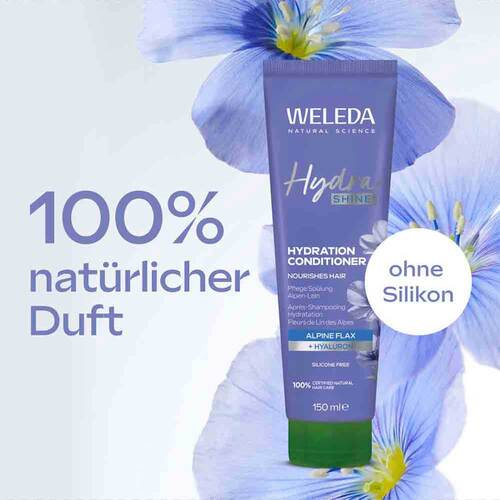 Weleda Hydrashine Pflegesp&uuml;lung Alpen-Lein - 3