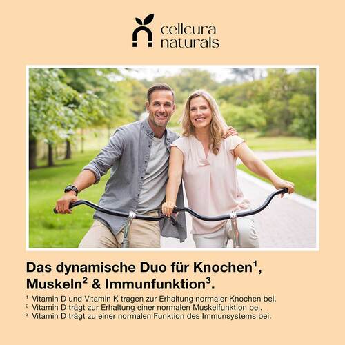 Cellcura Naturals Vitamin D3 + K2 MK7 Kapseln - 3