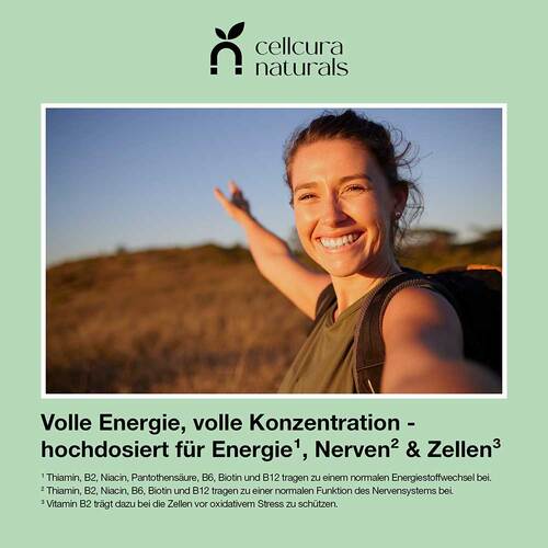 Cellcura Naturals Vitamin B Komplex vegan Kapseln - 3