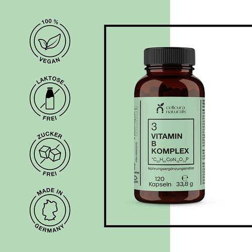 Cellcura Naturals Vitamin B Komplex vegan Kapseln - 5