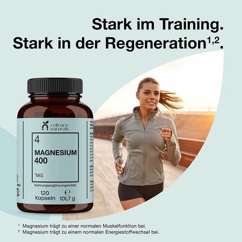 Cellcura Naturals Magnesium 400 vegan Kapseln - 2