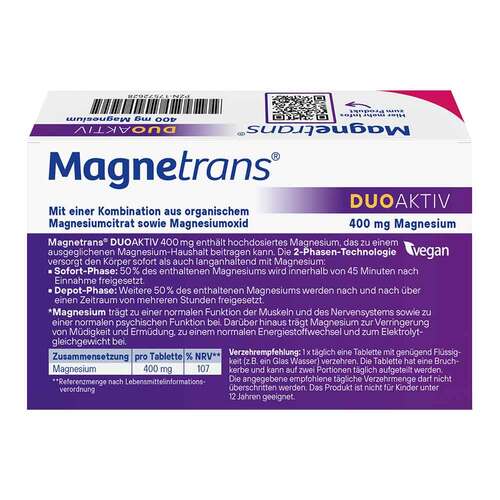 Magnetrans duo-aktiv 400 mg Tabletten - 2