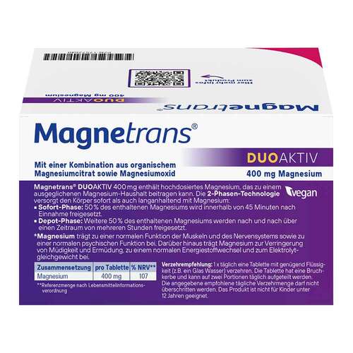Magnetrans duo-aktiv 400 mg Tabletten - 2