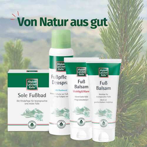 Allg&auml;uer Latschenkiefer Fu&szlig; Balsam wohlig &amp; warm - 5