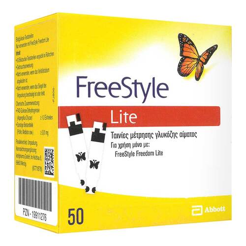 Freestyle Lite Teststreifen ohne Codieren f&uuml;r Finger - 1