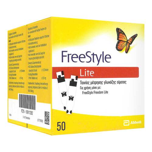 Freestyle Lite Teststreifen ohne Codieren f&uuml;r Finger - 1