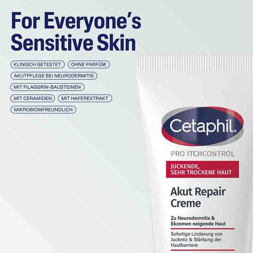 Cetaphil Pro Itch Control Akut Repair Creme - 3