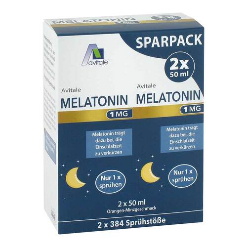 Melatonin 1 mg Einschlaf-Spray Sparpack - 2