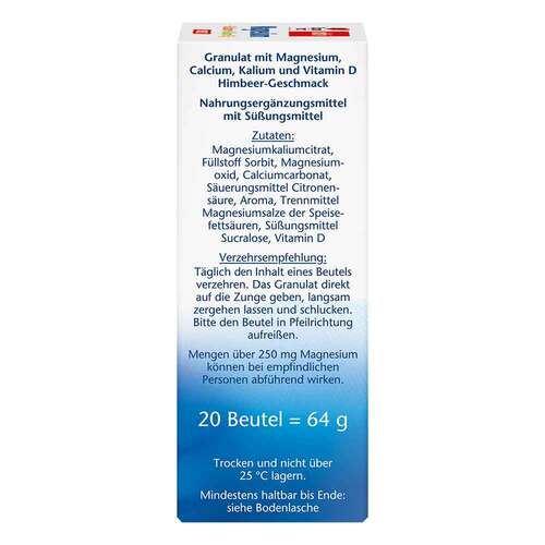 Doppelherz Magneisum + Calcium+Kalium+D3 Direct Pel. - 3