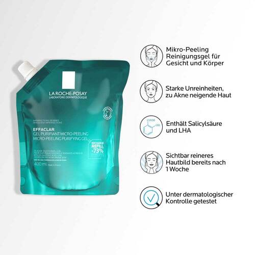 Roche-Posay Effaclar Mikro-Peeling Rein.Gel Nachf. - 5