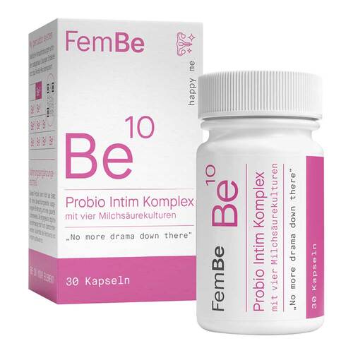 Fembe Be10 Probio Intim Kompl.Milchs&auml;urekult.Kapseln  - 1