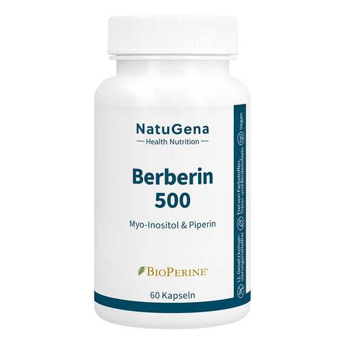 BERBERIN 500 Myo-Inositol &amp; Piperin vegan Kapseln - 1