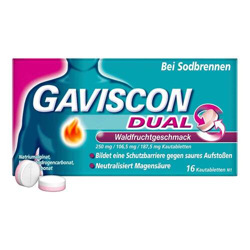 Gaviscon Dual Waldfrucht 250mg / 106,5mg/187,5mg Kta - 1