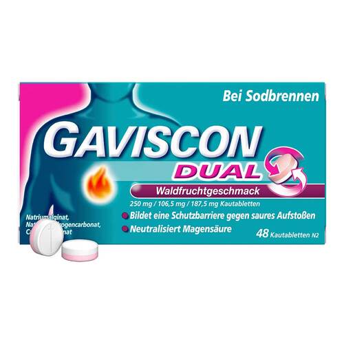 Gaviscon Dual Waldfrucht 250mg / 106,5mg/187,5mg Kta - 1