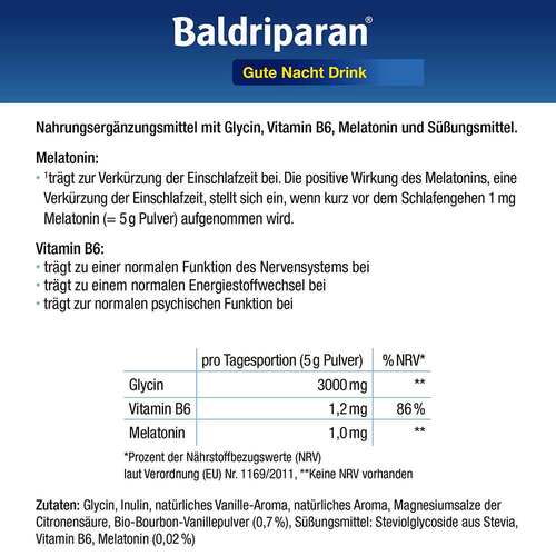 Baldriparan Gute Nacht Drink Pulver - 2