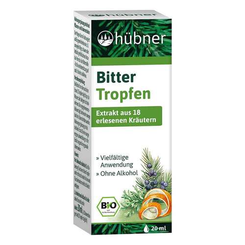H&uuml;bner Bitter Tropfen Bio FR-Bio-01 Tropfen - 1