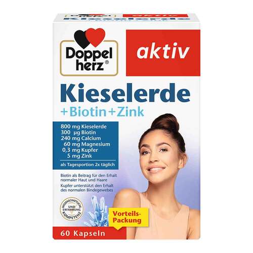 Doppelherz Kieselerde + Biotin+Zink Kapseln - 1