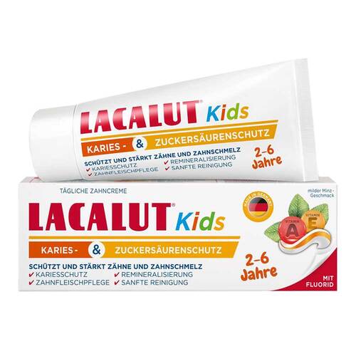 Lacalut Kids Karies &amp; Zuckers&auml;urenschutz 2-6 Jahre - 1