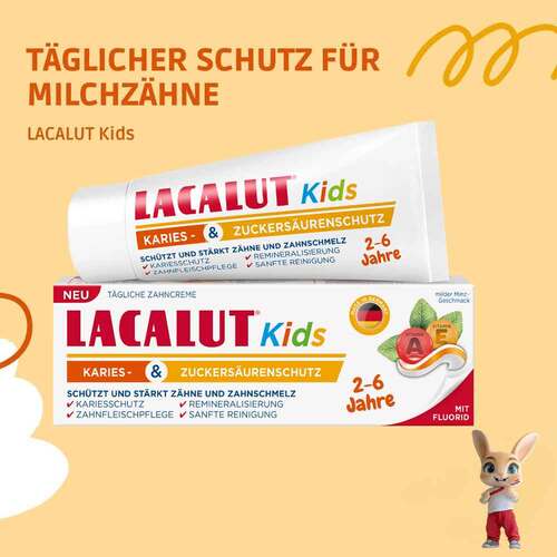Lacalut Kids Karies &amp; Zuckers&auml;urenschutz 2-6 Jahre - 6