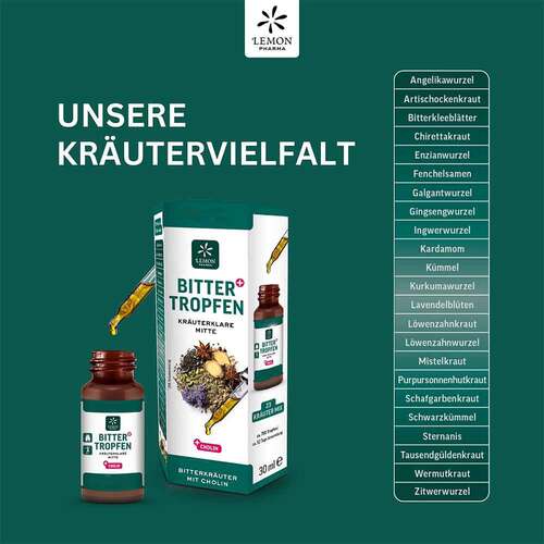 Bitter-Tropfen mit Cholin - 2