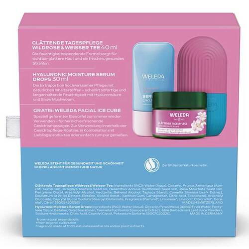 Weleda Geschenkset Serum Drops gl&auml;tt.Tagespf.&Hyal - 3