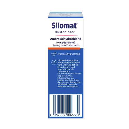 Silomat Hustenlo25ser Ambroxol 10mg / Spru25.L&ouml;sung zum Einnehmen  - 2