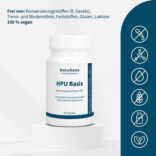 Hpu Basis Zink-Komplex + Vitamin B6+Mangan vegan Kps - 2