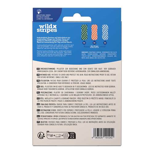 Wild Stripes Anti-Pimple Patches XL clear - 2