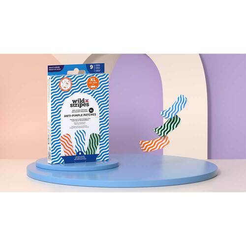 Wild Stripes Anti-Pimple Patches XL clear - 3