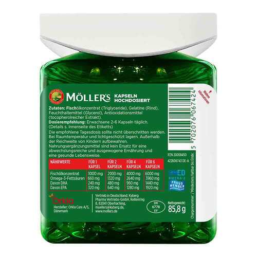 M&Ouml;lLER'S Omega-3 Kapseln hochdosiert - 2